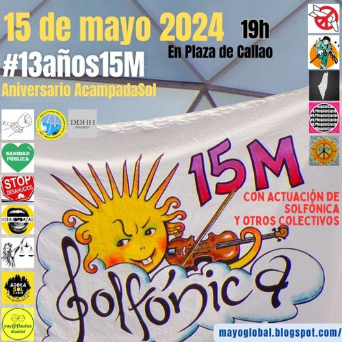 #13años15M Aniversario de AcampadaSol