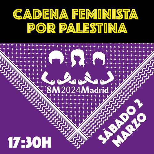 Cadena feminista por Palestina