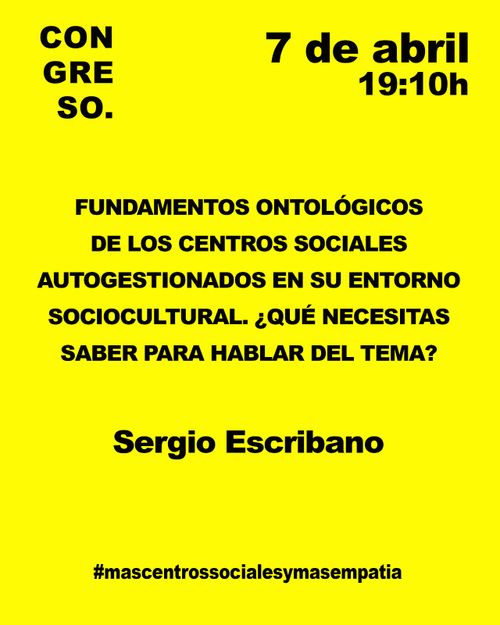 Fundamentos de los centros sociales autogestionados