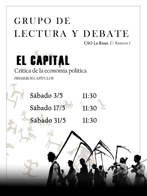 Grupo de Lectura y Debate "El Capital: Crítica de la Economía política"