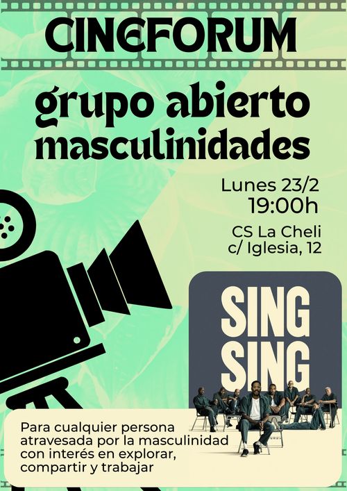 Cinefórum. Grupo abierto de masculinidades