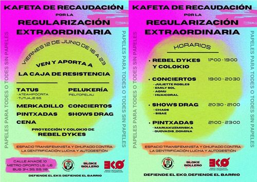 KAFETA DE RECAUDACIÓN POR LA REGULARIZACIÓN EXTRAORDINARIA