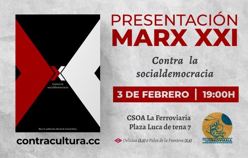 Presentación Marx XII contra la socialdemocracia