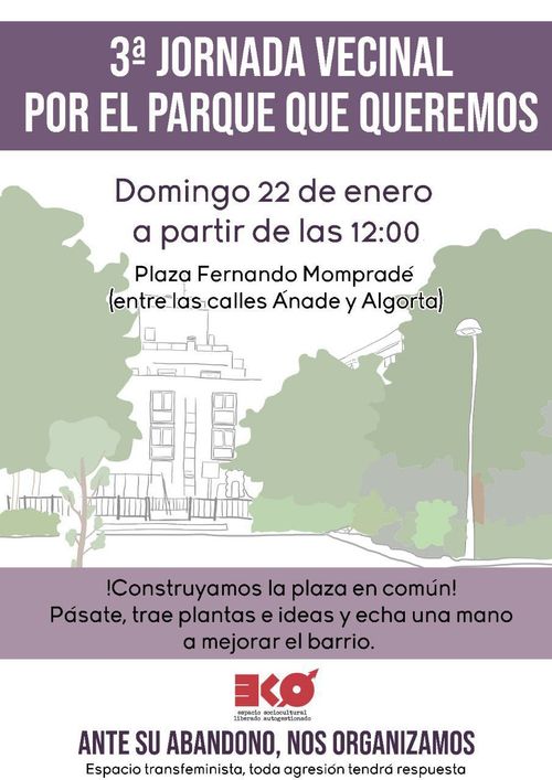 3. Jornada vecinal por el parque que queremos