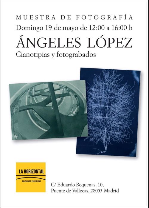Muestra de Fotografia Ángeles López Cianotipias y Fotograbados