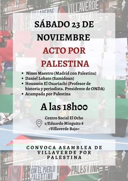 Acto por Palestina