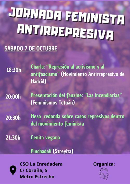 Jornada feminista antirrepresiva