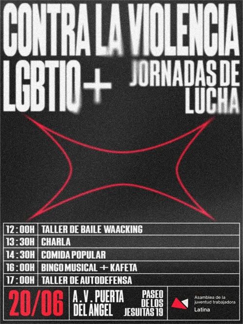 JORNADAS DE LUCHA CONTRA LA VIOLENCIA LGTBQ+