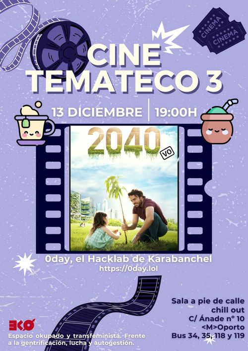 Sesión de cine TEMATEco: 2040