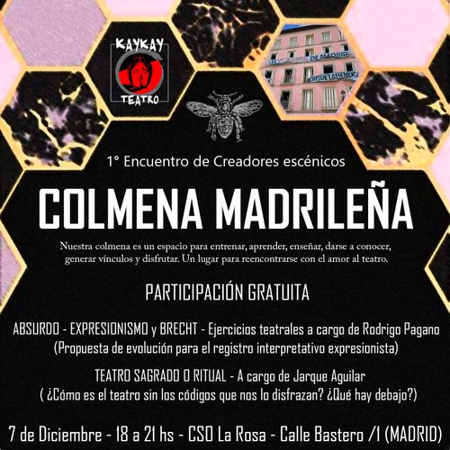 1er Encuentro de Creadores escénicos "Colmena Madrileña"