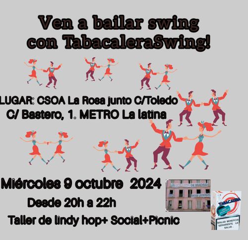 Ven a bailar swing con TabacaleraSwing 