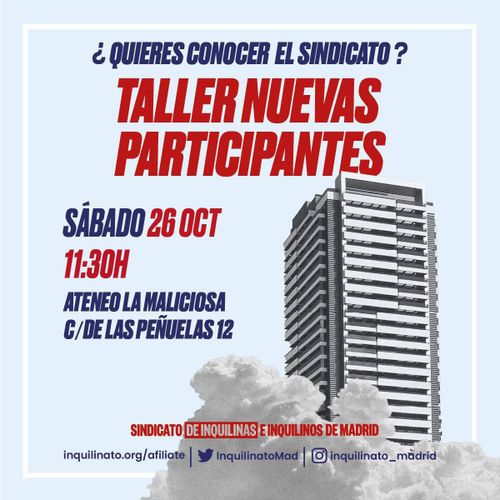 Taller nuevas participantes sindicato de inquilinas