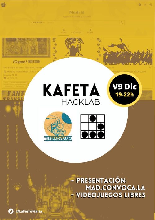 Kafeta del Hacklab de la Ferro - Presentación mad.convoca.la