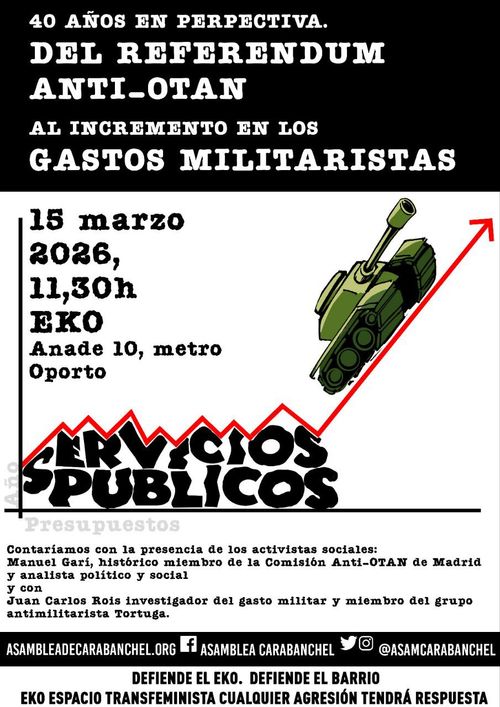 40 AÑOS EN PERPECTIVA.  DEL REFERENDUM ANTI-OTAN AL  INCREMENTO EN LOS GASTOS MILITARISTAS EN 2025