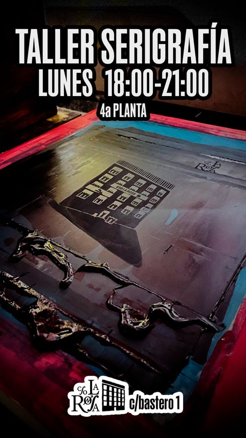 Taller de serigrafía! 👨🏼‍🎨🖼️🎨