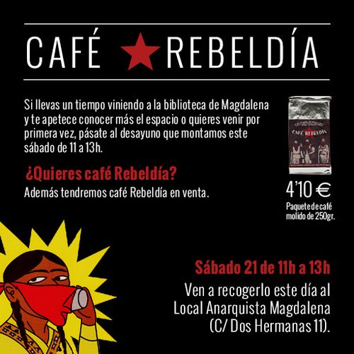 ¿Quieres café Rebeldía?
