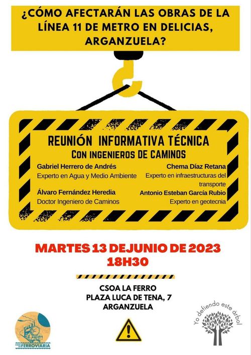 ¿Cómo afectarán las obras de la línea 11 de metro en Delicias, Arganzuela?