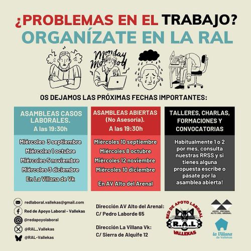 Asamblea RAL Casos Laborales