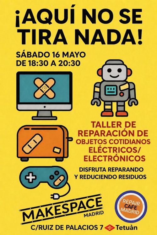 Taller de reparaciones participativas 'Repair Café'