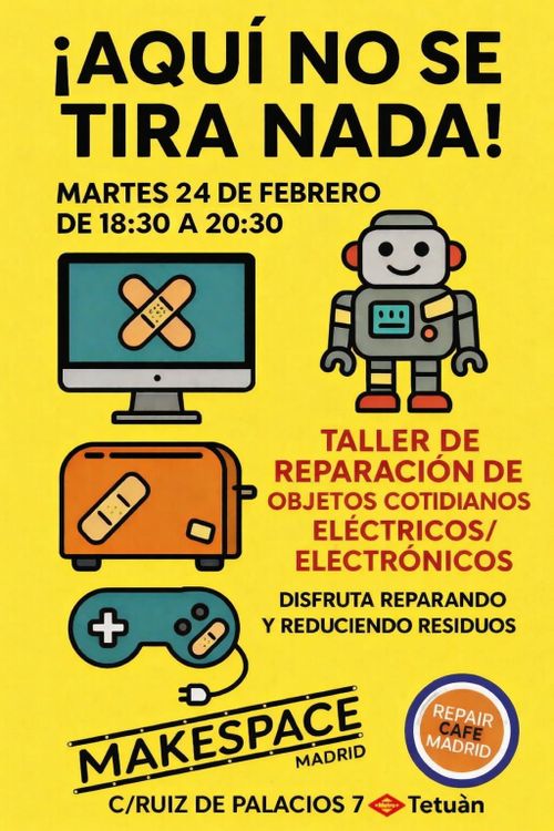 Taller de reparaciones participativas 'Repair Café'