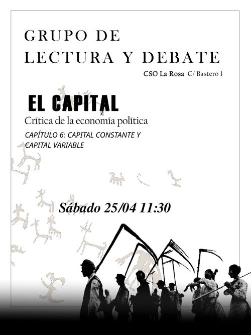 Grupo de lectura: El Capital