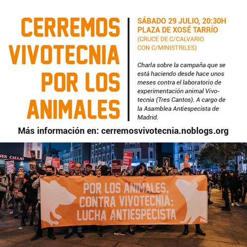 Charla: Cerremos Vivotecnia por los animales