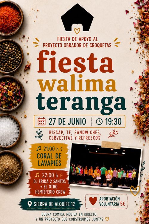 ¡Fiesta Walima Teranga en la Villana!🎉🌍 