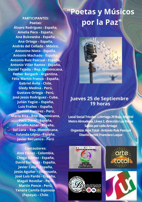 Poetas y músicos por la Paz