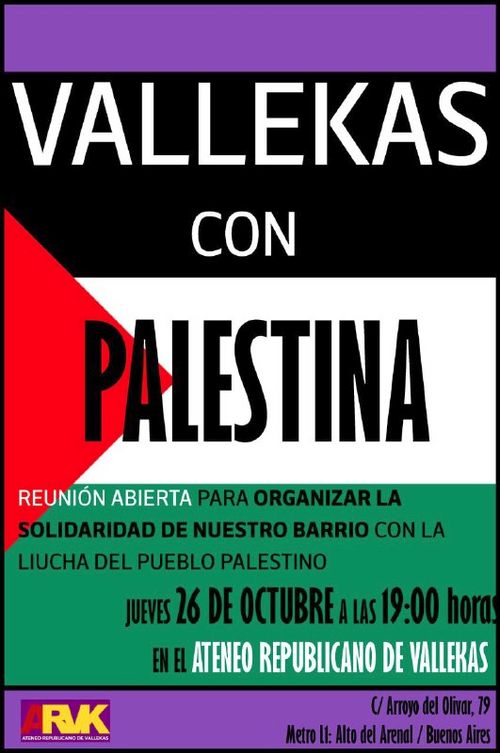 Vallekas con Palestina - Asamblea Abierta
