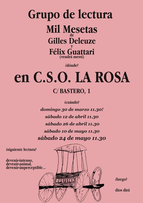 Grupo de lectura Mil Mesetas