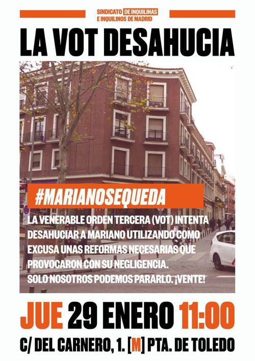 La VOT desahucia #MarianoSeQueda