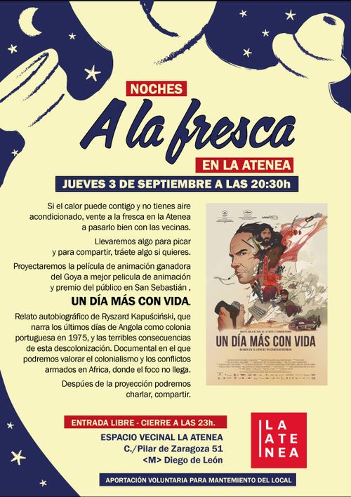 A LA FRESCA EN LA ATENEA