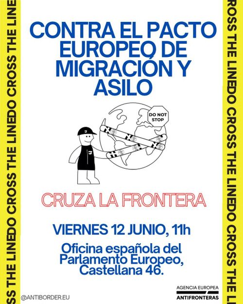 🛟 Contra el #PEMA, un punto fronterizo en la oficina del Europarlamento