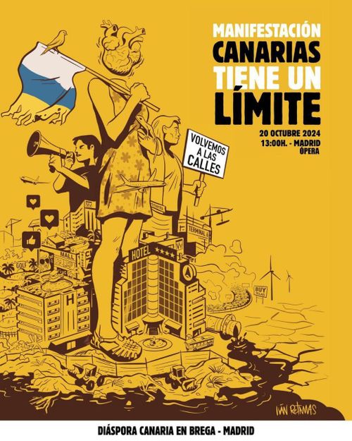 Manifestación "Canarias tiene un límite"