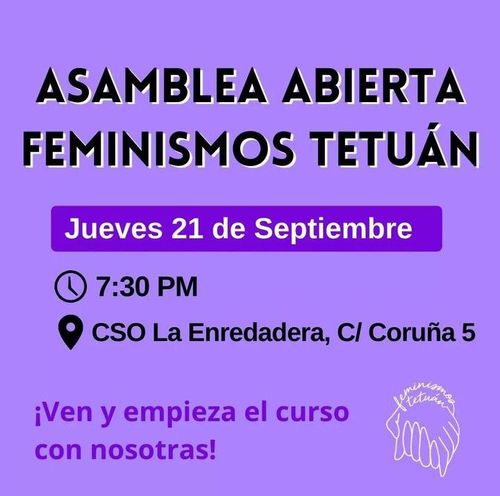 Asamblea Abierta Feminismos Tetuán