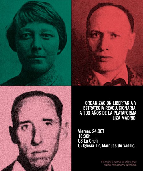 Presentación Liza Plataforma Anarquista