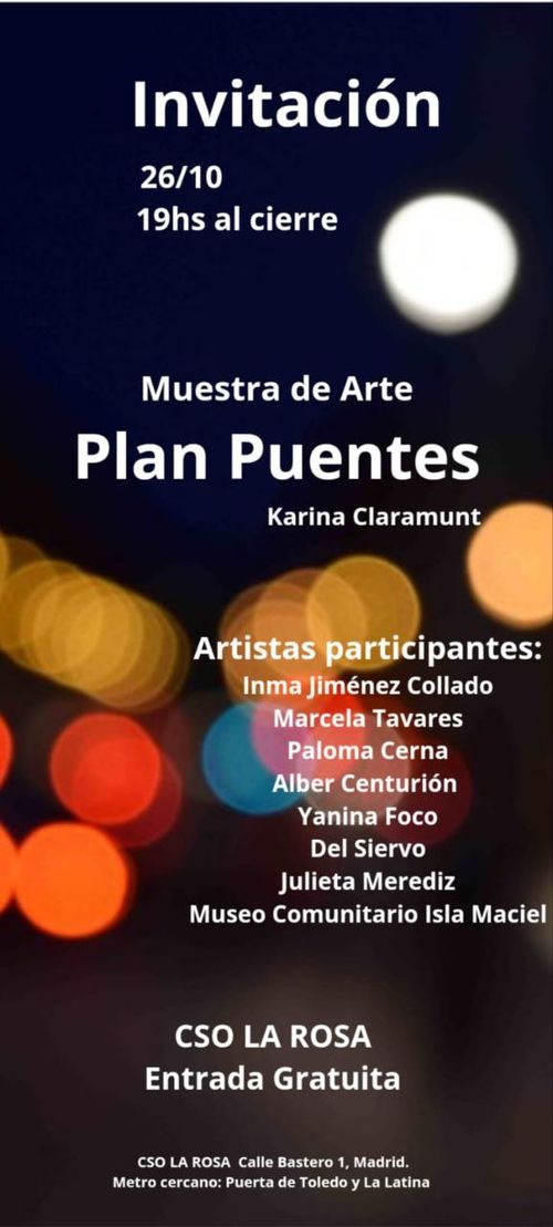 Muestra de Arte "Plan Puentes"