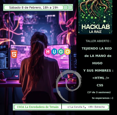 Tejiendo nuestra Web de la mano de Hugo y sus mimbres HTML + CSS