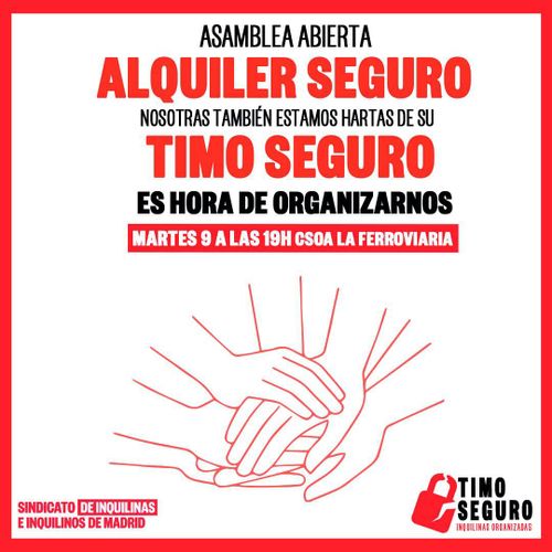 Asamblea Abierta Alquiler Seguro