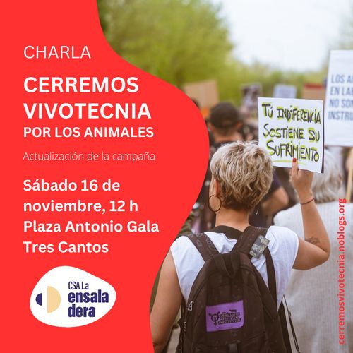 Charla CerremosVivotecnia Por los Animales. Actualización de la campaña.