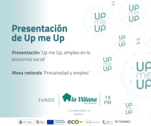 Presentación de Up me Up