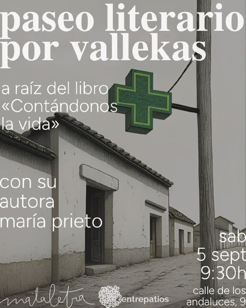 Paseo literario por Vallekas con María Prieto, autora de Contándonos la vida