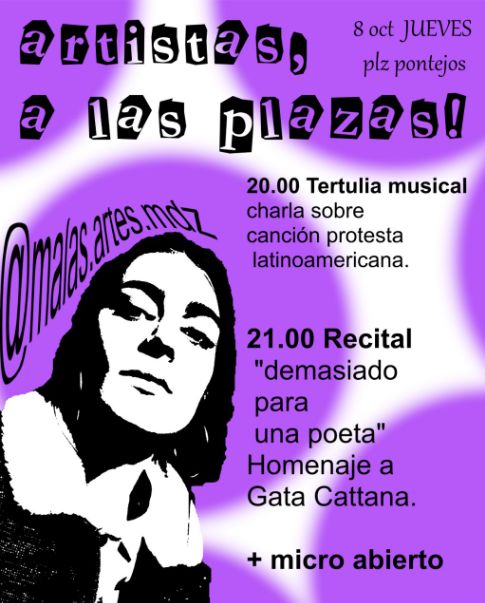 ARTISTAS, A LAS PLAZAS!