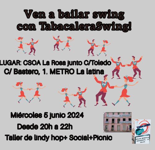 Ven a bailar swing con TabacaleraSwing 