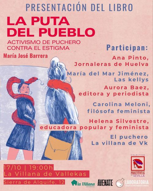 Presentación del libro La puta del pueblo
Activismo de puchero contra el estigma
