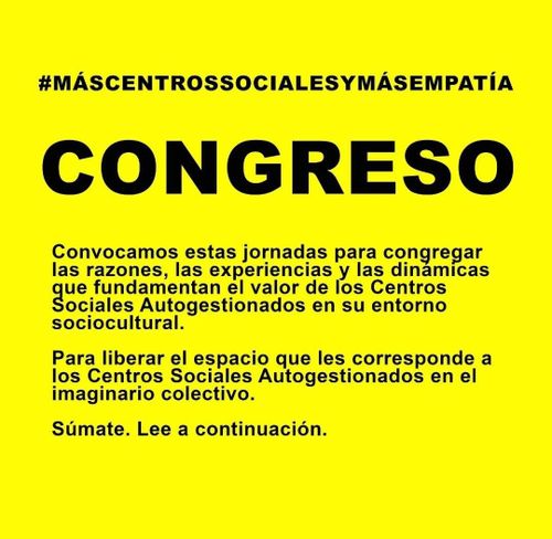 Congreso #mascentrossocialesymásempatia