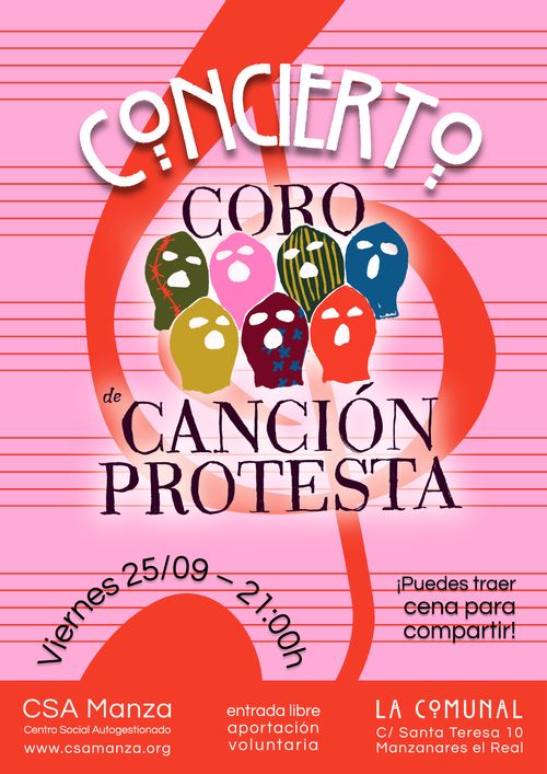 Concierto Coro de Canción Protesta en Manzanares del Real