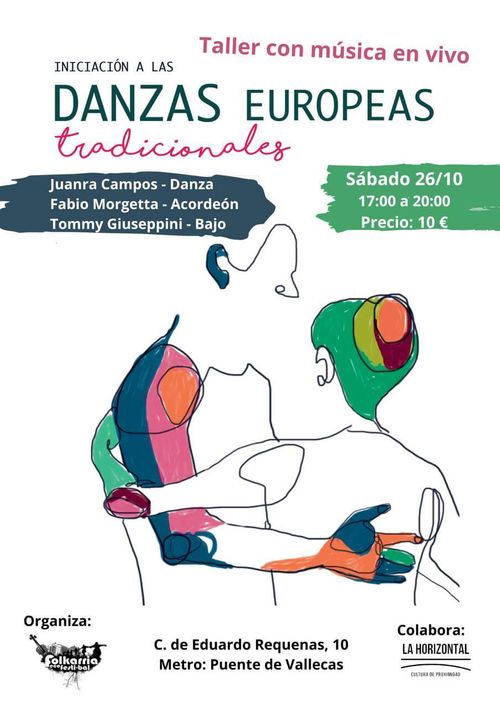 Taller Iniciación a las Danzas Europeas Tradicionales