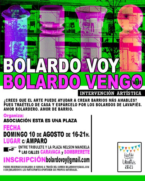 ✂️✏️   VIII EDICIÓN DE BOLARDO VOY, BOLARDO VENGO         