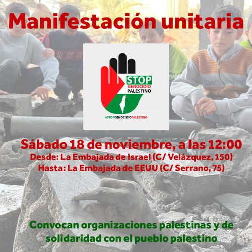 Manifestación PALESTINA